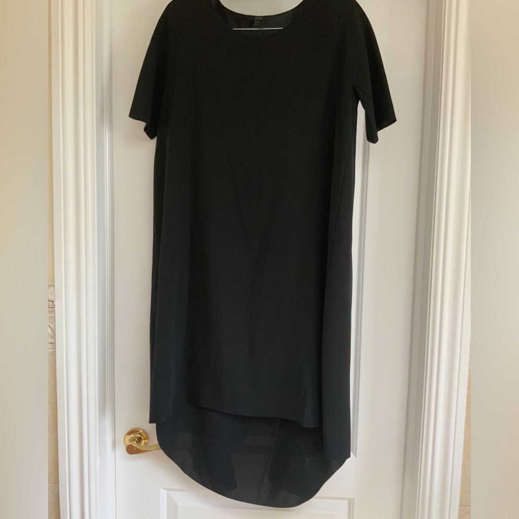 Cos Store Oversized Fit Ruffle Back Dress